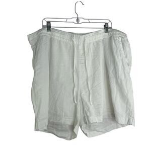 Old Navy White Linen Blend Women's Shorts Size XXL